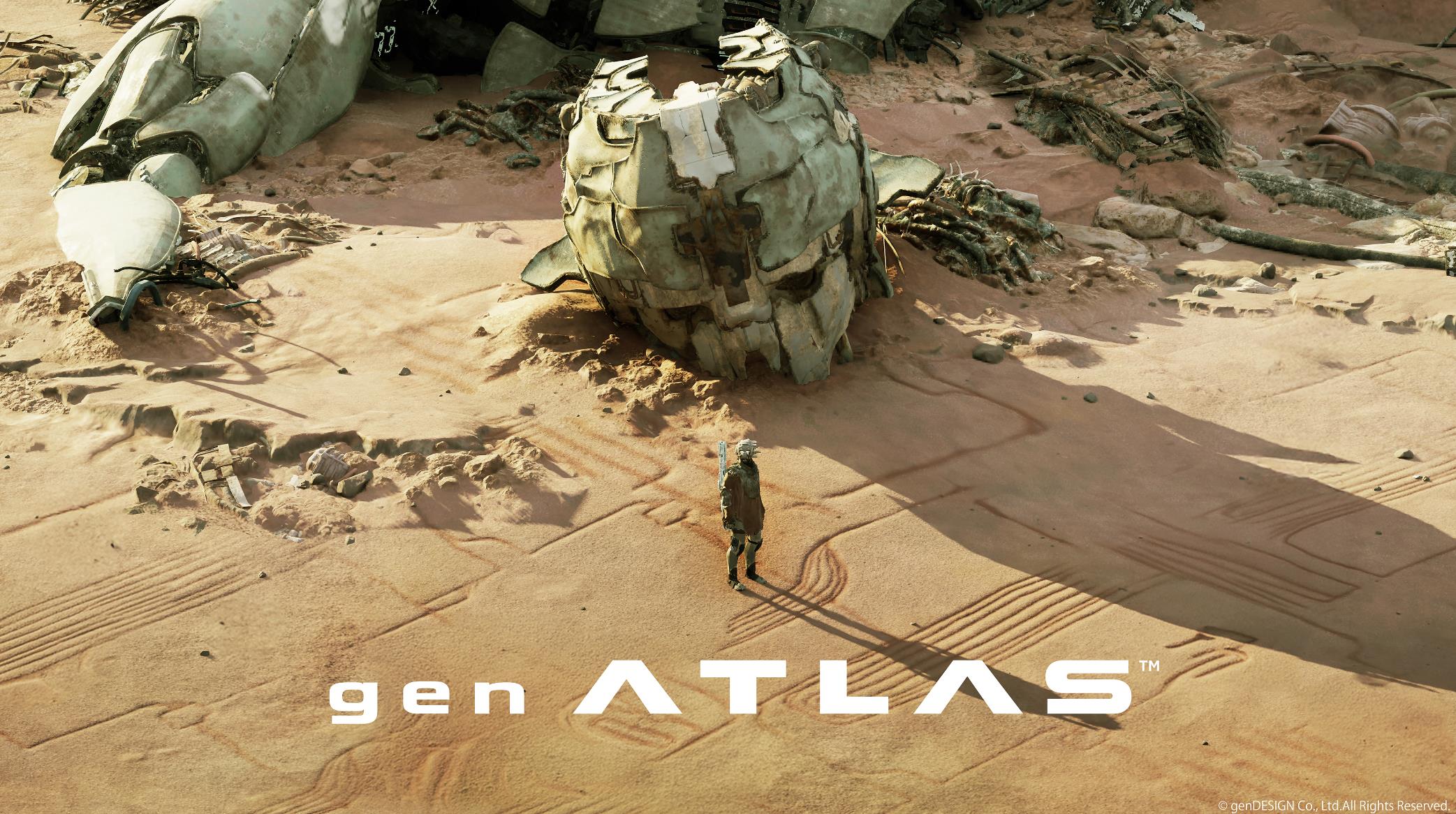 The development of "genATLAS" started in 2020. Ueda Fumito said that this work has no connection with his previous works.