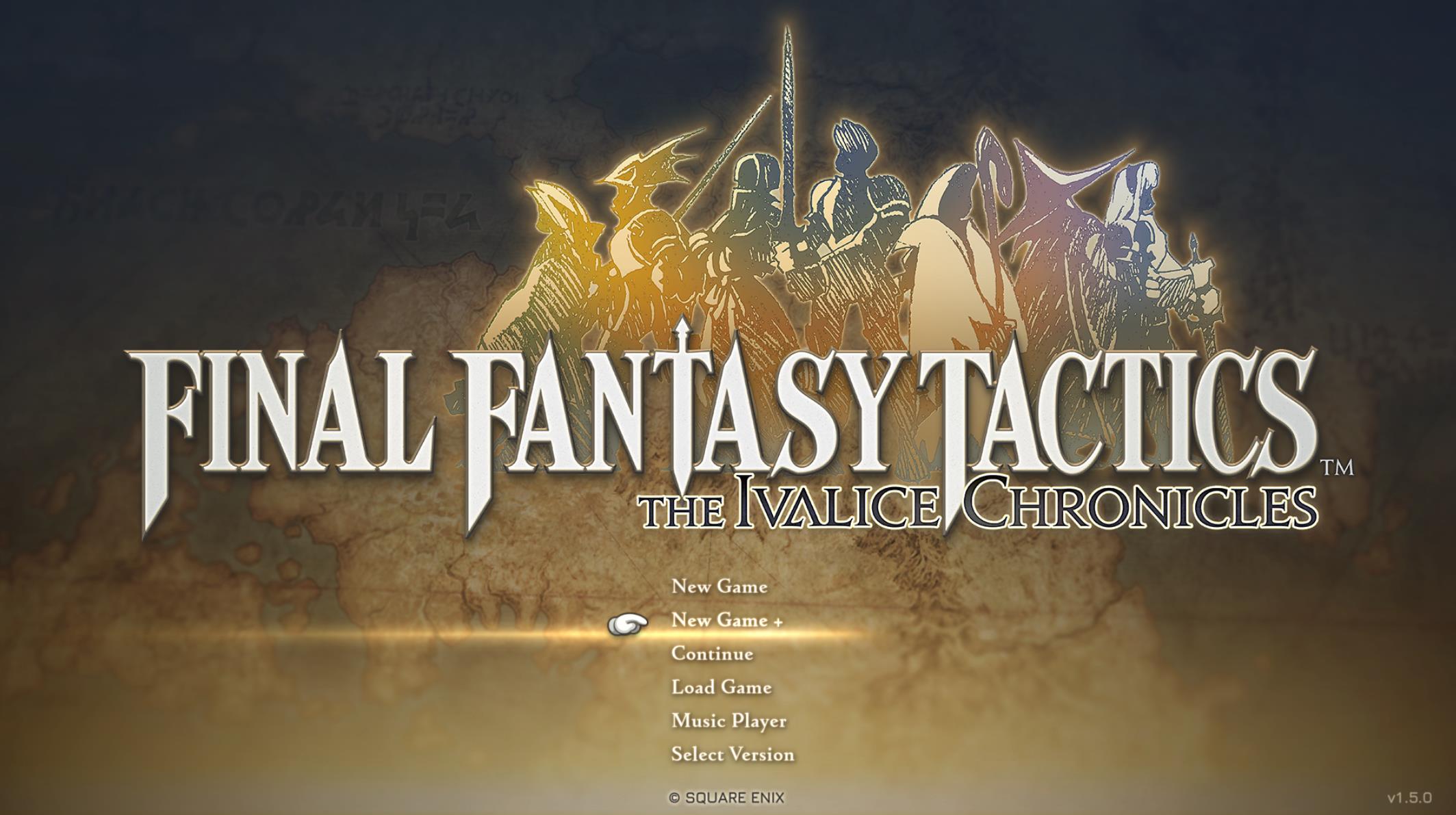 "Final Fantasy Tactics" 1.5 update is online today! Added Chinese support and new game+ and other content