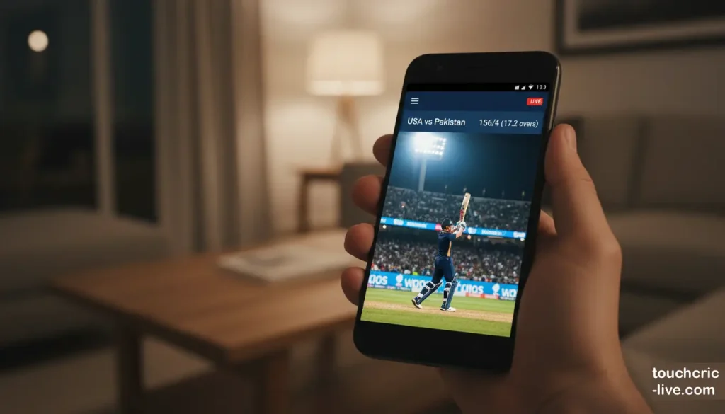 Touchcric App Live Cricket Streaming on Android Phone
