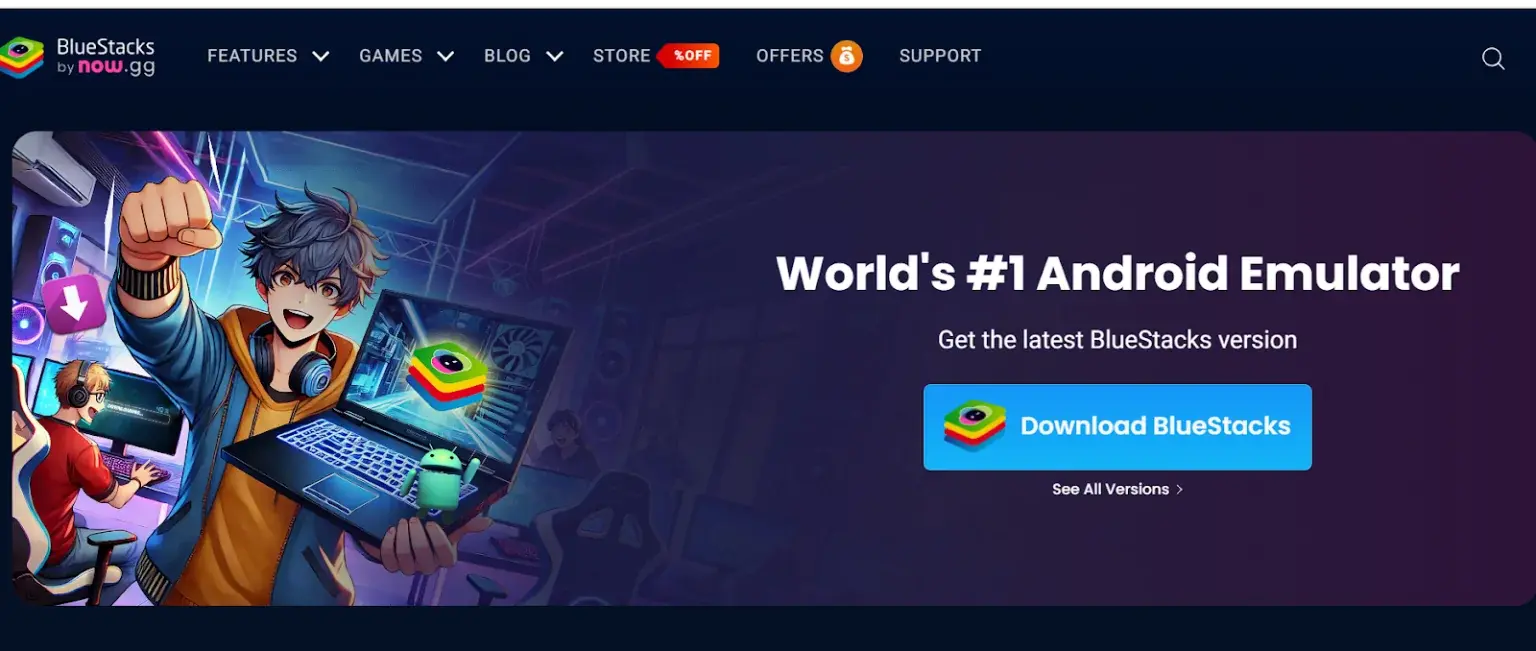 How to Download and Install TouchCric on PC step 1