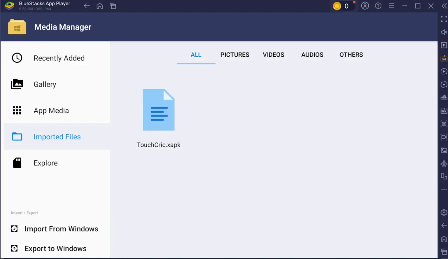 How to Download and Install TouchCric on PC step 9