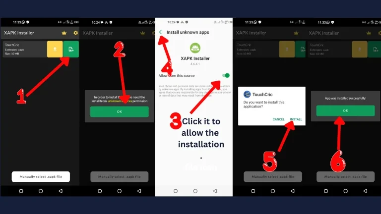 how to download touchcric step 2